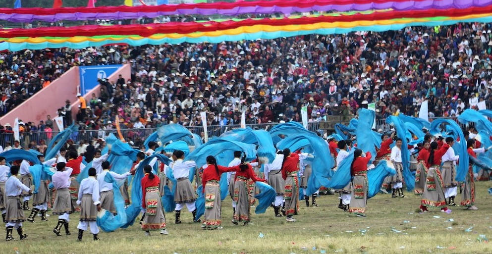 Tibetan Dancing performance