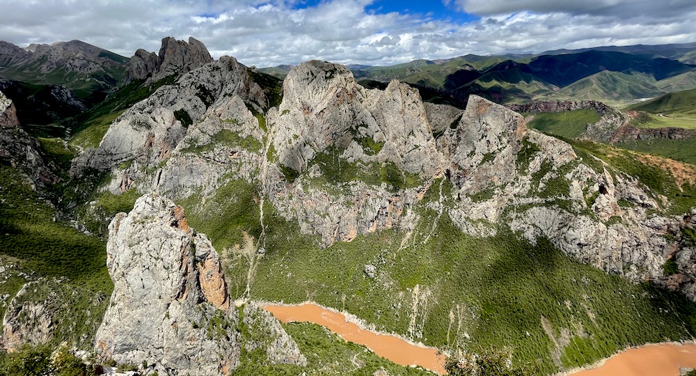 landscape near the Drakza Monastery