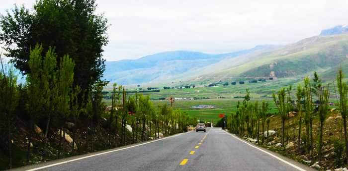 Ganzi county in Sichuan Province