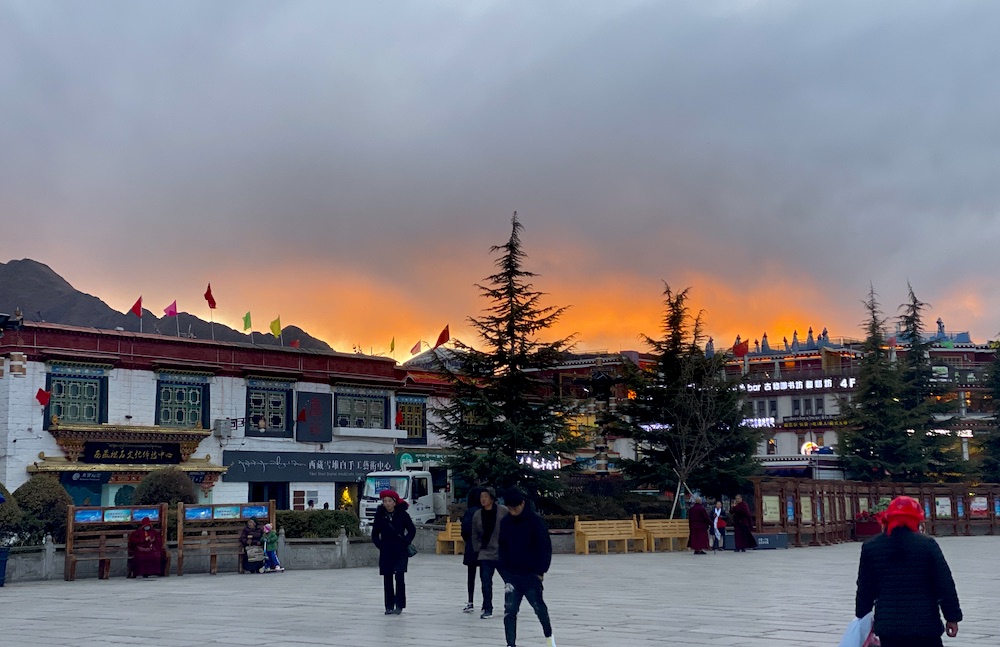Barkhor Street in Lhasa