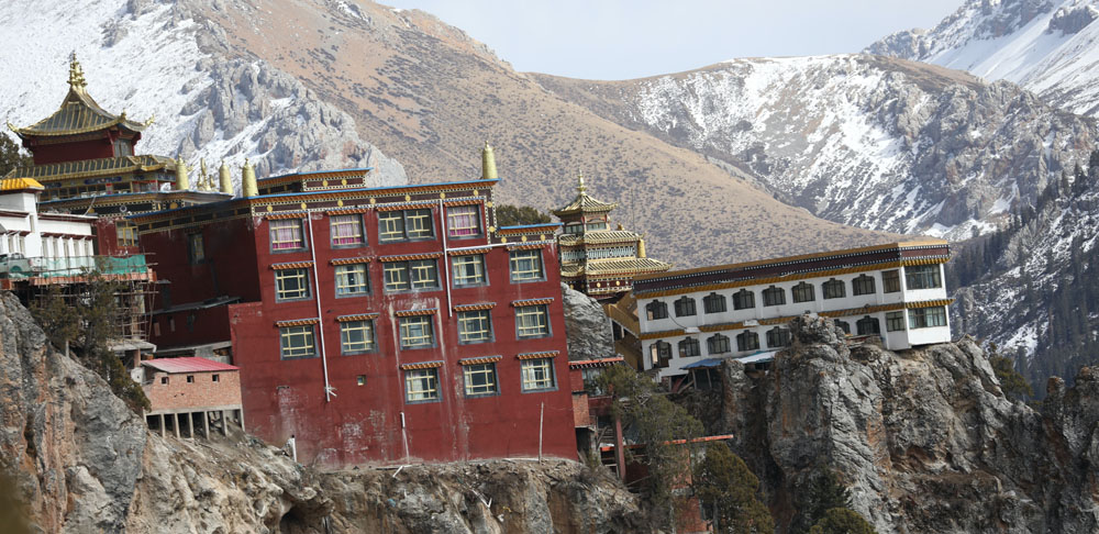 Gar monastery in nangchen county
