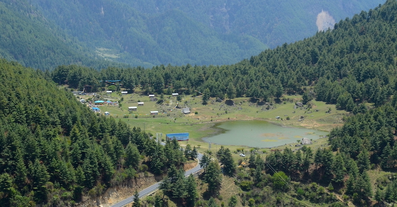 Camping site in Gyirong Town