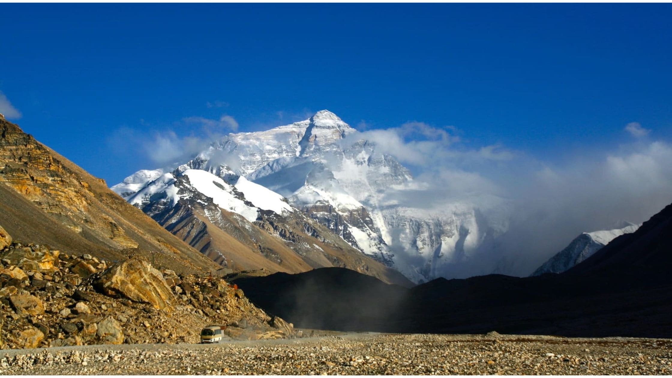 Mount Everest in Tibet