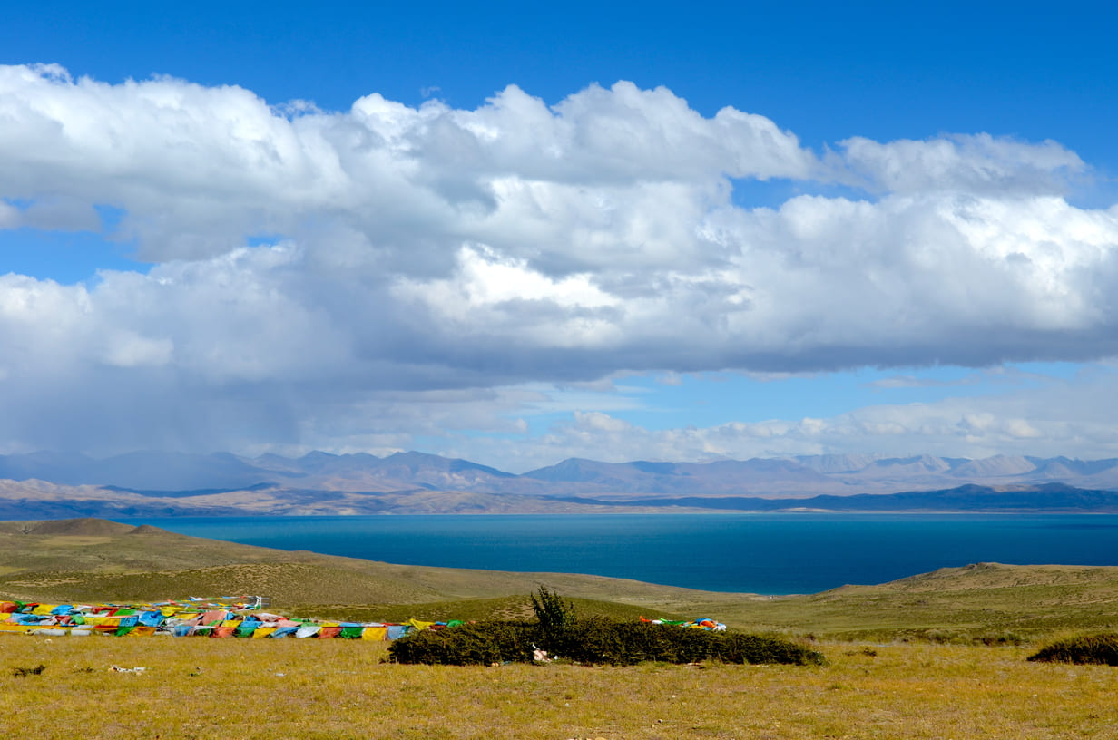 Mansarovar Lake in Tibet