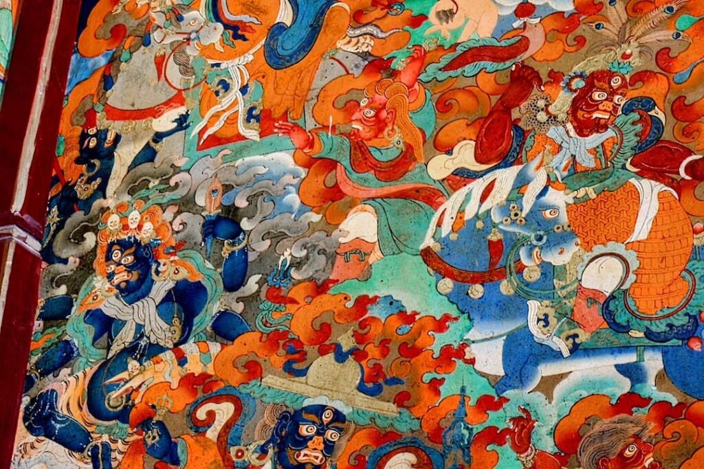 Sky Burial Ritual in Tibet