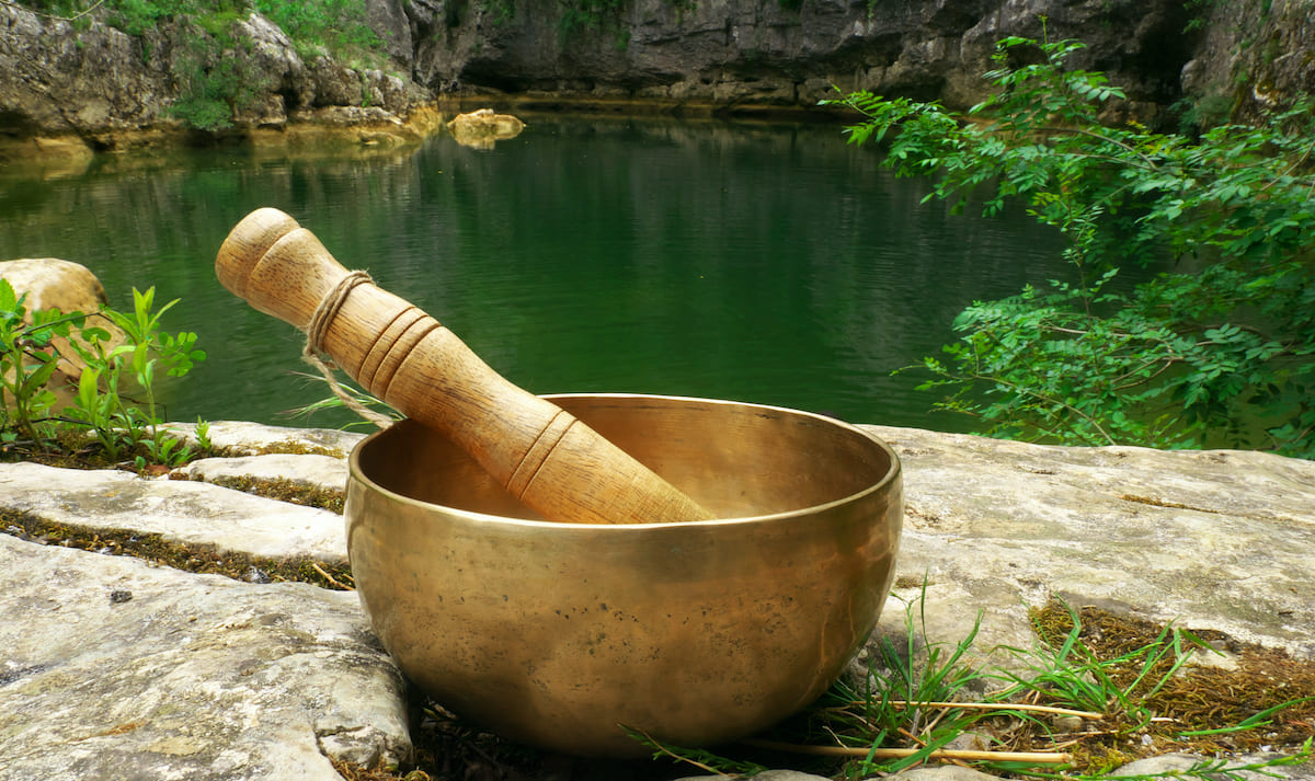 Tibetan singing bowl