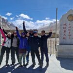 Our clients at the Everest Base camp in Tibet