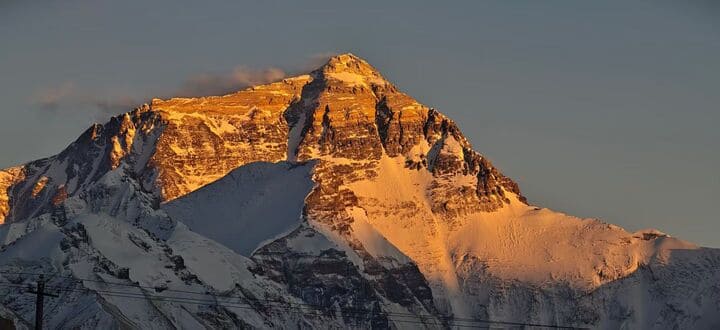 Mount Everest Base Camp in Tibet